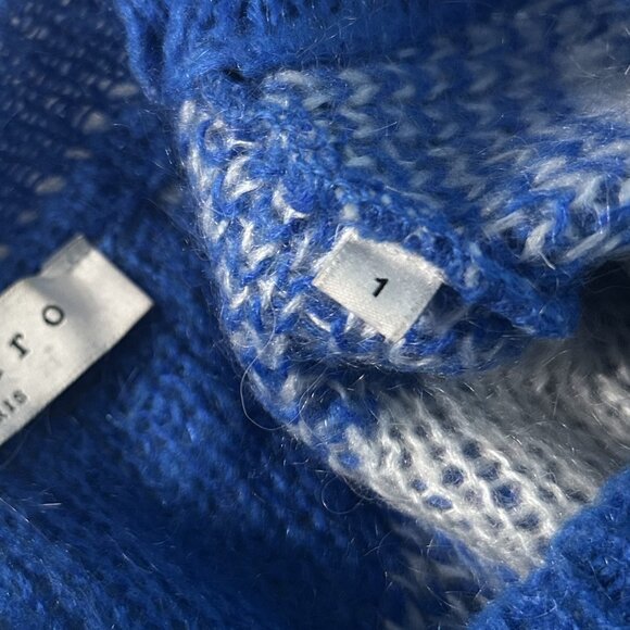 Sandro Sparks Wide Plaid Mohair Sweater ALT ASO Emily in Paris / Taylor Swift - Picture 10 of 14